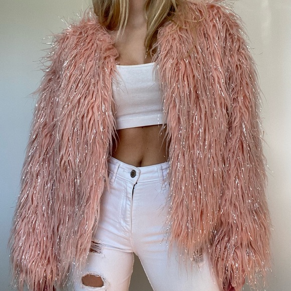 Shaggy Pink Jacket
